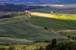 Val D'orcia, Tuscany/italy - May 17 : Val D'orcia In Tuscany On Stock Photo