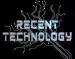 Recent Technology Indicates New Digital Electronic Tech Stock Photo