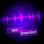 Seo Strategy Means Search Engine And Indexing Stock Photo