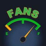 Fans Gauge Shows Like Web And Dial Stock Photo