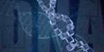 3d Render Of Dna Structure, Abstract Background Stock Photo