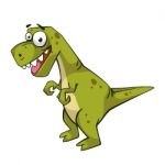Cartoon Of Tyrannosaurus Dinosaur Stock Photo