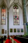 Interior View Of The Parish Church Of St. Georgen Stock Photo