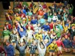 Soccer Crowd Miniature Toys Stock Photo