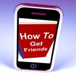 How To Get Friends On Phone Represents Getting Buddies Stock Photo