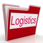 File Logistics Shows Process Plan And Coordinating Stock Photo