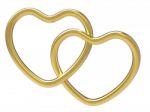 Wedding Rings Indicates Valentine Day And Eternity Stock Photo