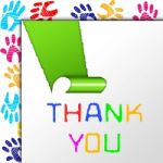 Thank You Represents Many Thanks And Grateful Stock Photo