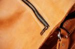 Leather Bag Of Details Stock Photo