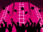 Education Graduation Shows Educating Graduates And Graduate Stock Photo