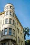 Apartment Block In The Jewish Quarter Of Prague Stock Photo