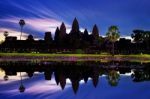 Angkor Wat Temple, Siem Reap In Cambodia Stock Photo