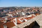 Cityscape Of Lisbon In Portugal (sao Jorge Castle View) Stock Photo