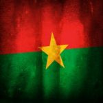 Old Grunge Flag Of Burkina Faso Stock Photo