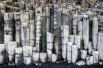 Basalt Columns Near Vik, Iceland Stock Photo