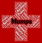 Mumps Word Means Poor Health And Ailments Stock Photo