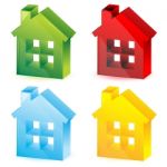 Colorful House Stock Photo