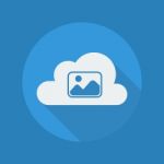 Cloud Computing Flat Icon. Photos Stock Photo