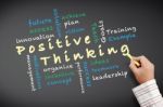 Positive Thinking Concept Stock Photo