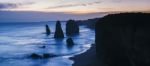 12 Apostles At Great Ocean Road Stock Photo