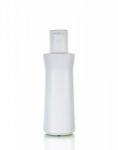 Blank White Plastic Cosmetics Bottle Isolated Stock Photo