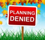 Planning Denied Means Missions Aim And Objective Stock Photo
