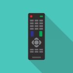 Remote Control In Flat Style Stock Photo