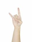 Rocker Hand Symbol Stock Photo