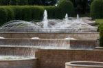 Water Feature In Alnwick Castle Gardens Stock Photo