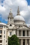 View Of St Paul's Cathedral Stock Photo