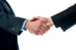 Two Business Men Shaking Hands Stock Photo