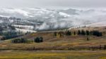 Countryside Of Yellowstone National Park Stock Photo