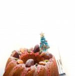 Christmas Cake Stock Photo
