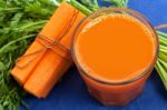 Carrot Juice Stock Photo