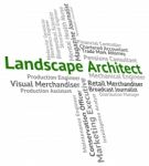Landscape Architect Indicates Occupations Landscapes And Employe Stock Photo
