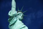 Statue Of Liberty Face Stock Photo