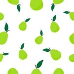 Seamless Pattern With Guava  Illustration Stock Photo
