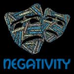 Negativity Word Indicates Negation Unresponsive And Rejecting Stock Photo