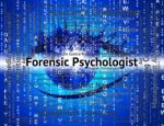 Forensic Psychologist Showing Clinician And Shrink Stock Photo