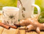 Chinese Ginger Tea Represents Herbal Refreshment And Teas Stock Photo