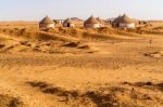 Nubian Village In Sudan Stock Photo