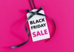 Black Friday Sale Tag Stock Photo