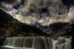 China Lijiang Dragon Mountain Waterfalls Stock Photo
