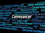 Conveyancer Job Shows Building Work And Occupation Stock Photo