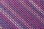 Woven Fabric Texture With Ultraviolet And Lilac Colors Stock Photo