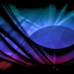 Futuristic Abstract Background Stock Photo