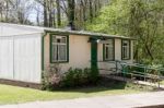 Prefabricated Bungalow At St Fagans National History Museum Stock Photo