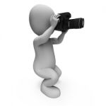 Photos Character Shows Digital Dslr And Photography Stock Photo