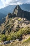 Machu Picchu, Andes, Sacred Valley, Peru Stock Photo
