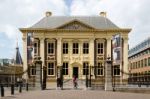 The Hague, Netherlands - May 8, 2015: Tourist Visit Mauritshuis Stock Photo